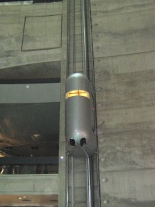 Foto des Aufzugs im Museum